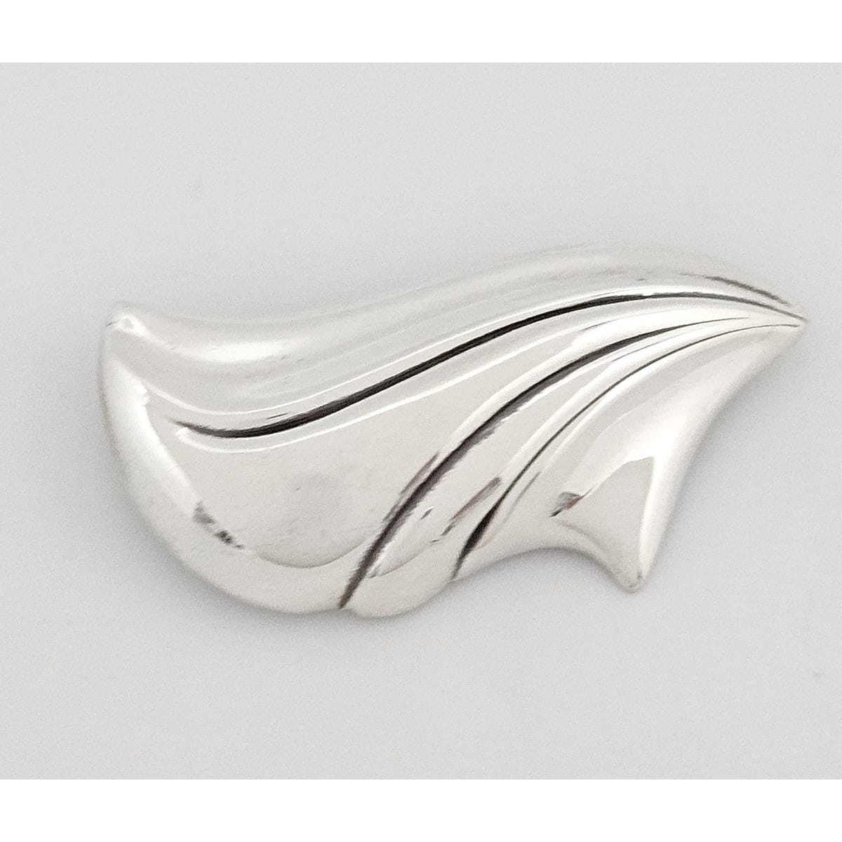 Fabulous Designer Kabana Sterling Silver Large Modernist Brooch 1980/90s - image 1 of 10