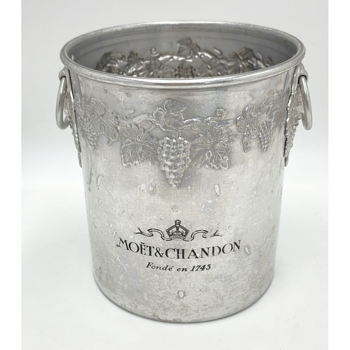 Moet Chandon France Etain Pewter Single Magnum Champagne Cooler 1970/80s