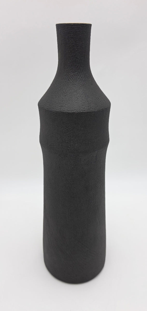 Mirena Kim Studio Ceramic Matte Black & Cream Tall Vase
