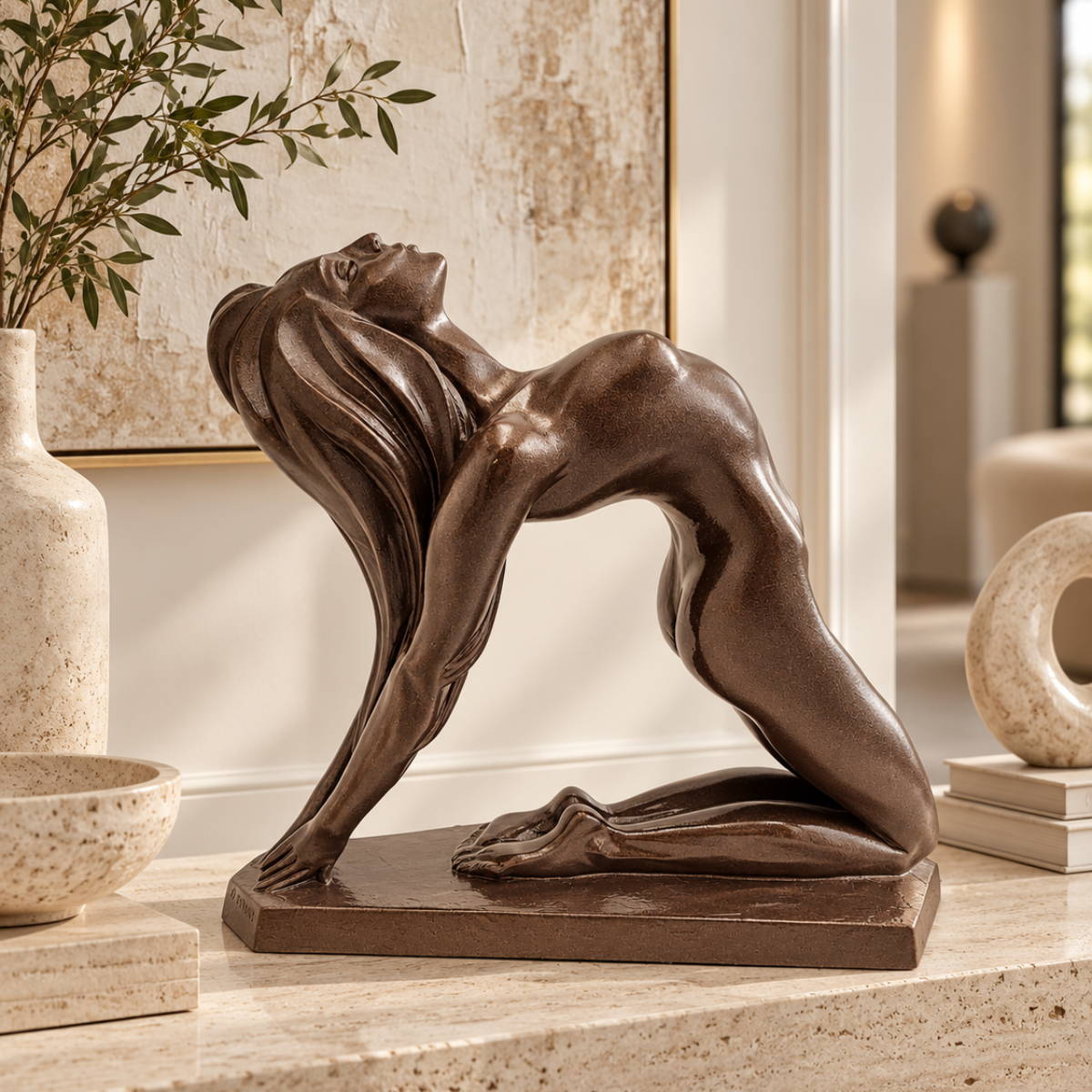Austin Productions Sculpture Austin Productions Sculpture Signed Danel 1989