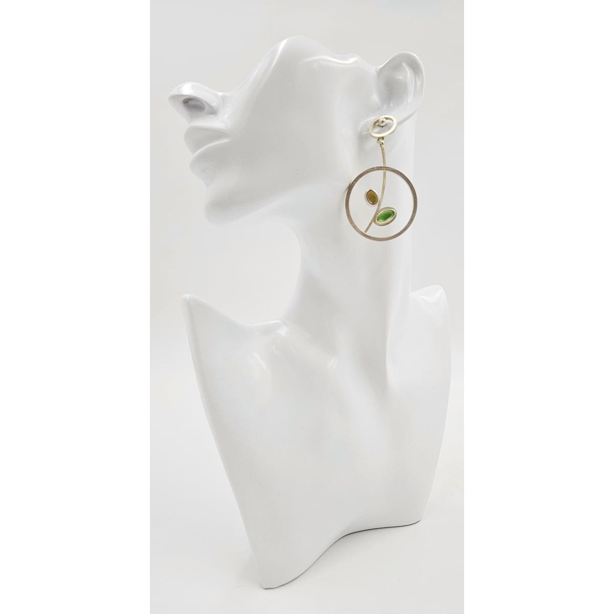 Amy Faust Jewelry Artisan Amy Faust Sterling Modernist XL Drop Dangle Earrings