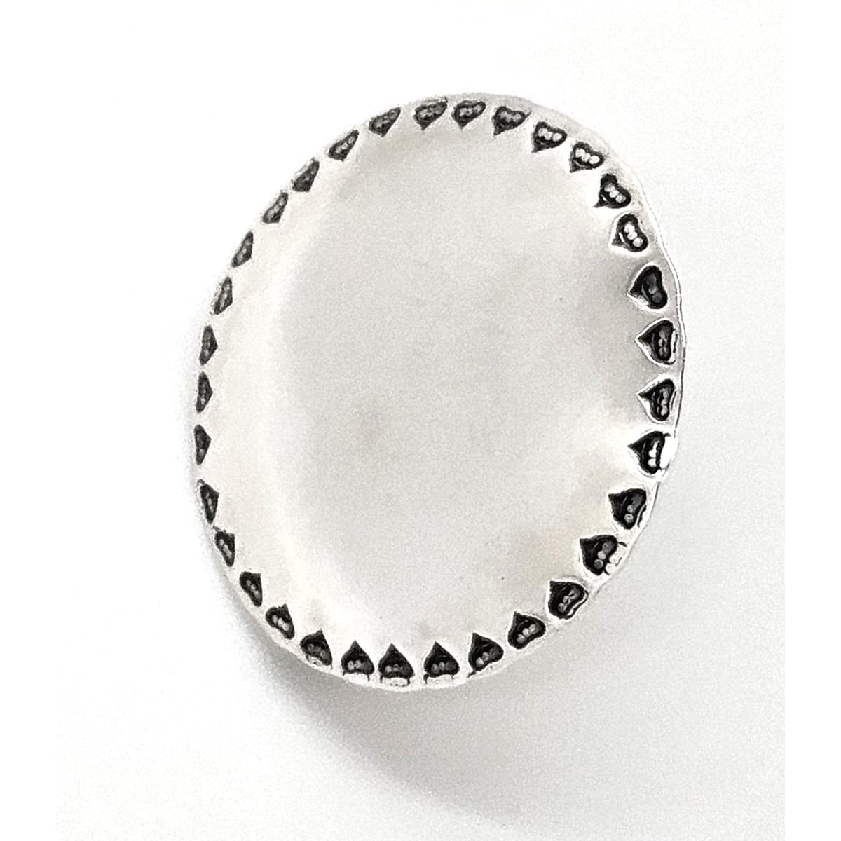 Anders Ring Denmark Jewelry Rare Anders Ring Denmark Art Deco Sterling Heart Stamped Brooch Circa 1930&