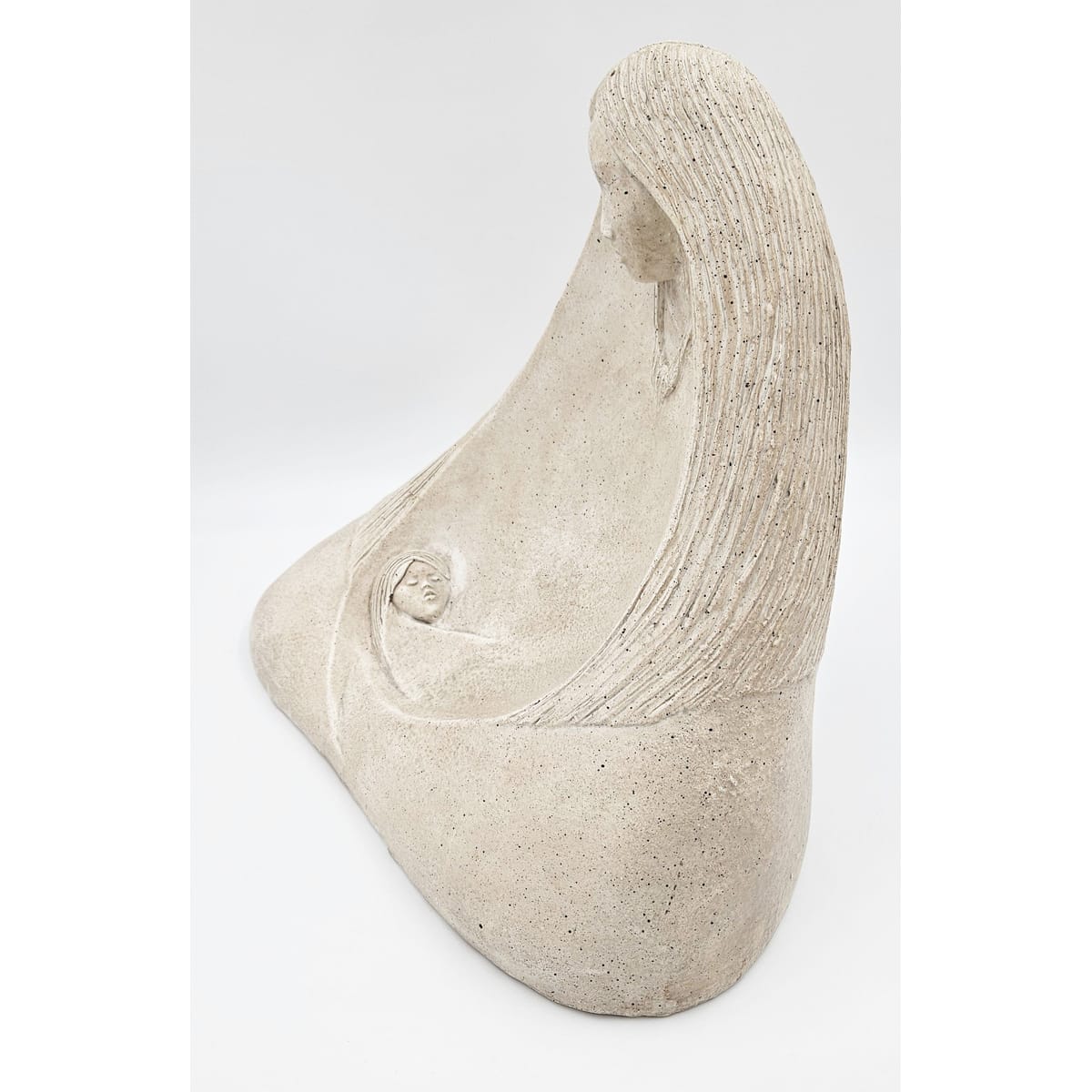 Austin Productions Sculpture Vintage Austin Productions Acoma Series Madre Ceramic Sculpture Circa 1989