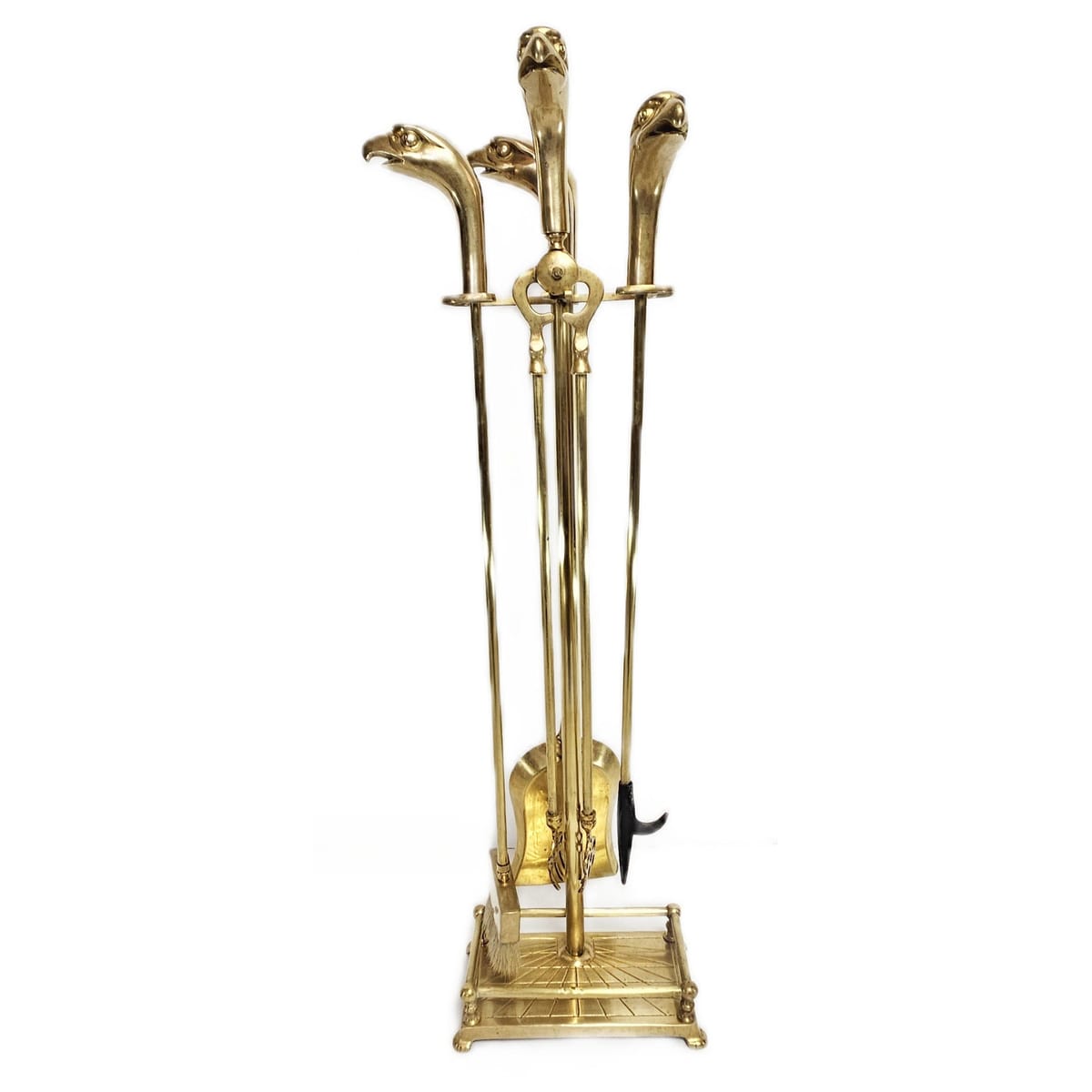 Bald Eagle Brass Fireplace Tools Fireplace Tools MCM Brass American Bald Eagle Fireplace Tools
