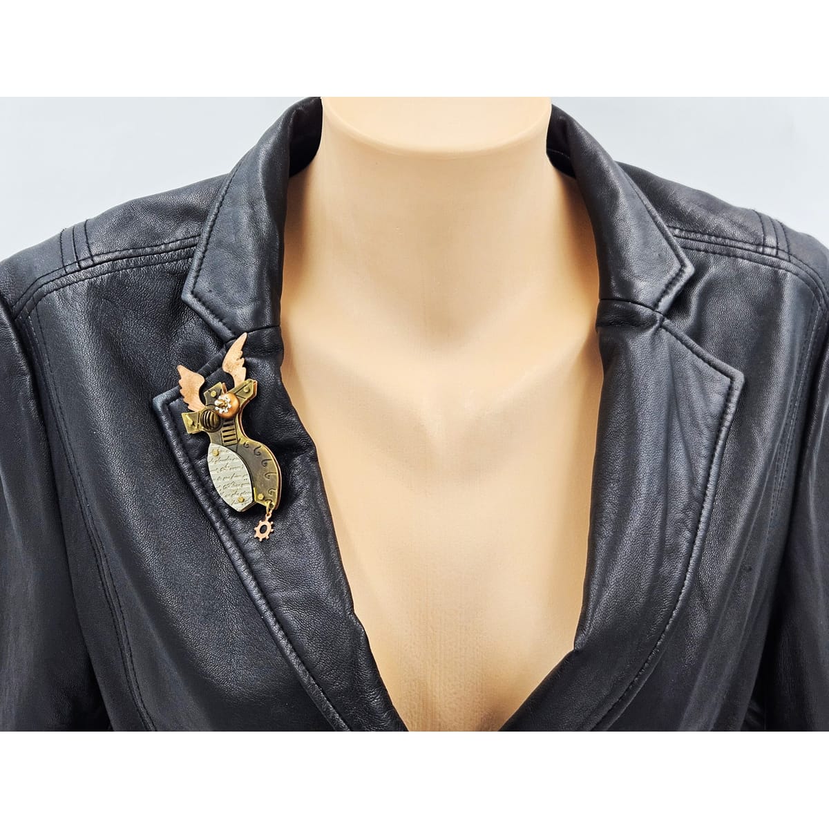 Beth Piver Jewelry Superb Beth Piver Unique Techno Romantic Goddess Angel Torso Brooch