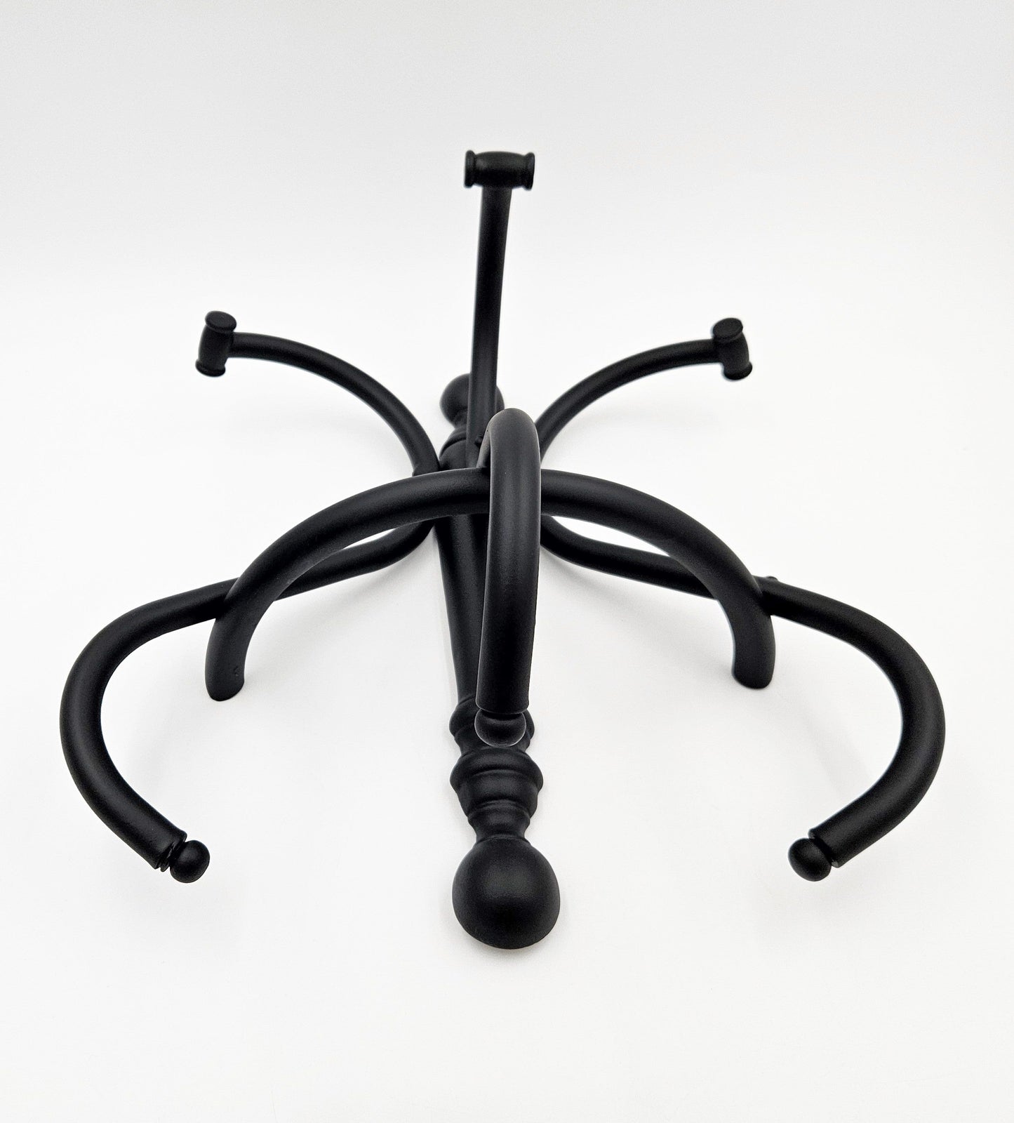 Brass Coat Rack Coat Rack Restored Vintage Retro Chic Wall Hanging Matte Black Brass Coat & Hat Rack