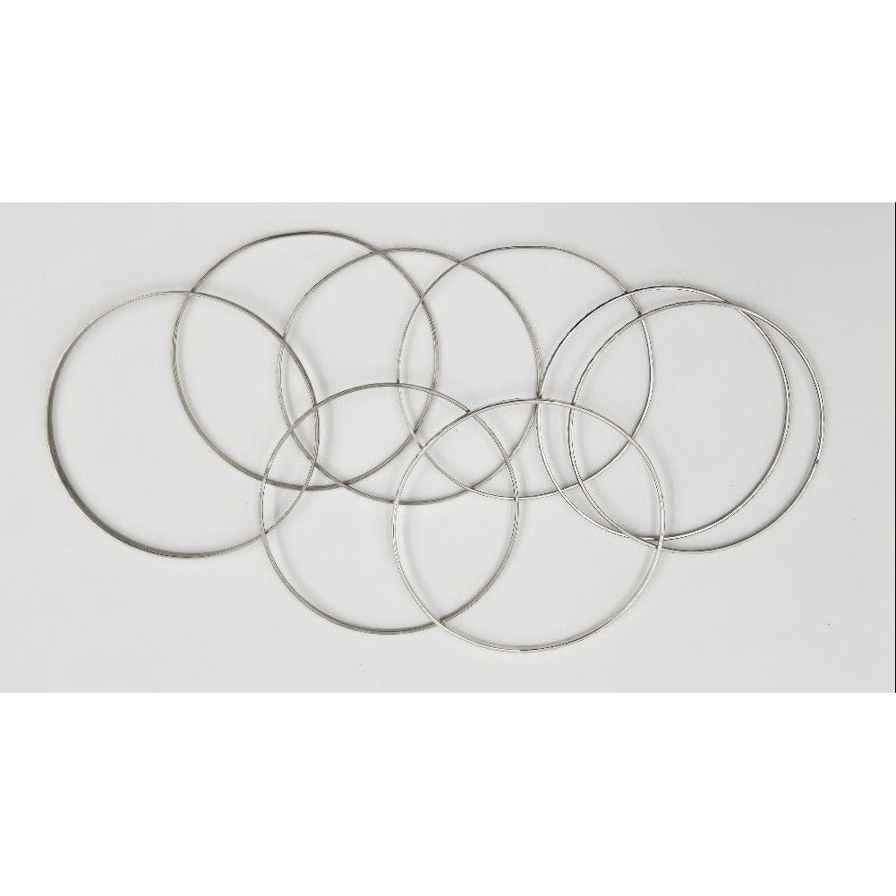 Danish Sterling Bangles Jewelry Set of 8 MCM Danish Pedersen Binder Sterling Silver Bangle Bracelets Signed
