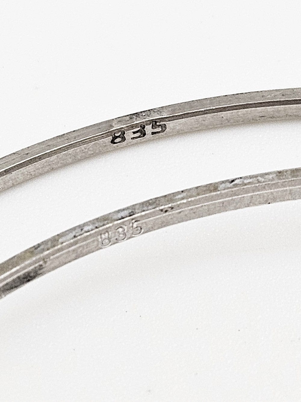 Danish Sterling Bangles Jewelry Set of 8 MCM Danish Pedersen Binder Sterling Silver Bangle Bracelets Signed