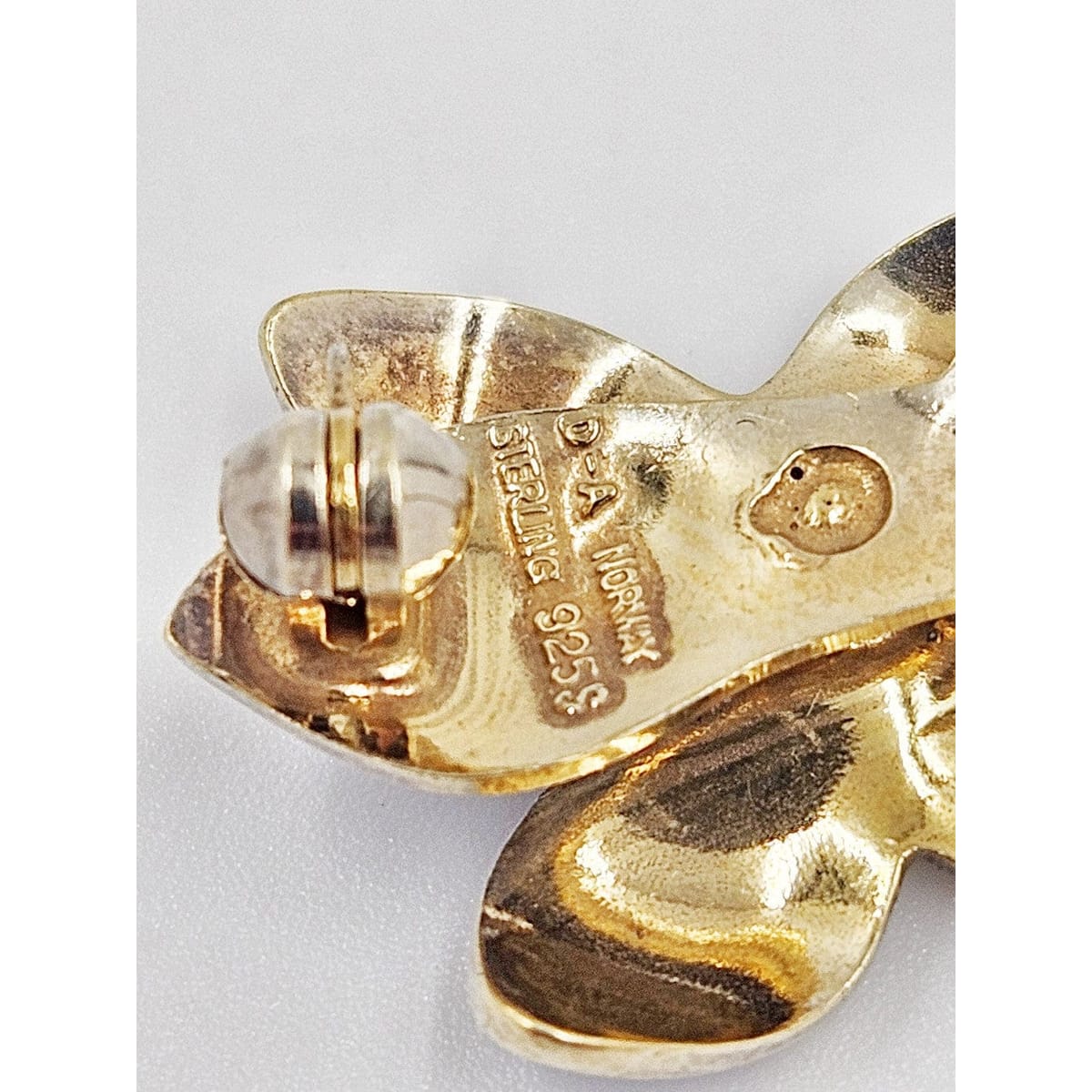 David Andersen Jewelry David Andersen Sterling Enamel Large Lilac Flower Brooch
