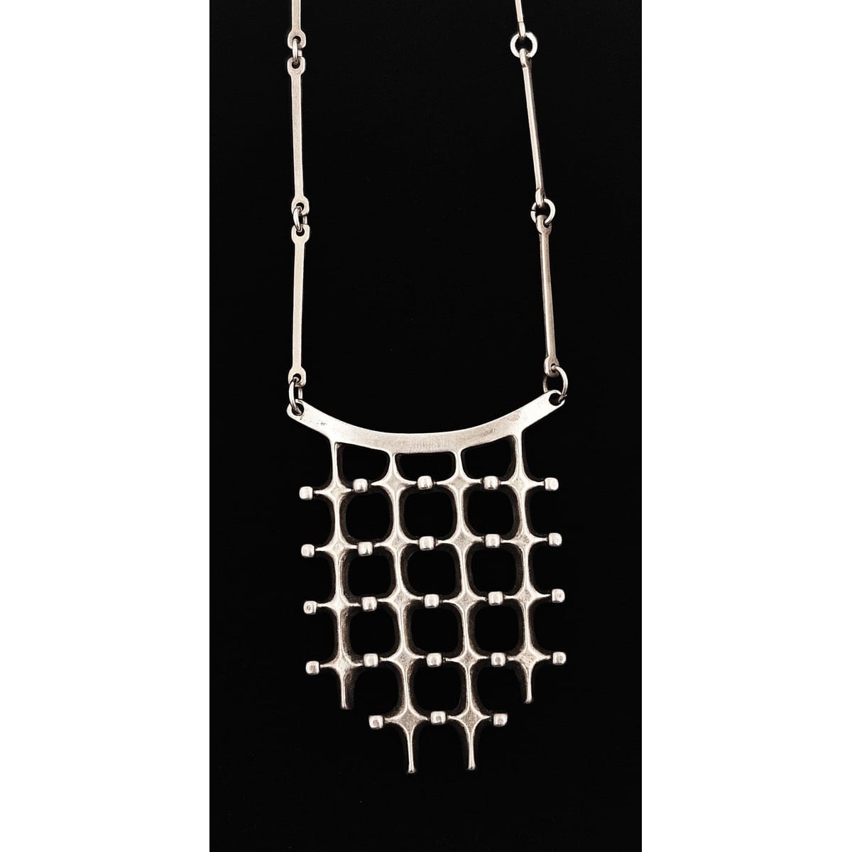 David Andersen Jewelry Superb Marianne Berg David Andersen Sterling LARGE Viking Necklace 1960s