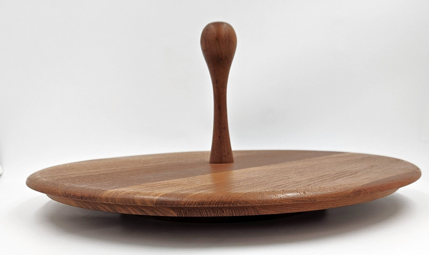 Digsmed Denmark Barware MCM Digsmed Denmark Extra Large Solid Teakwood Lazy Susan Mint! 1960s