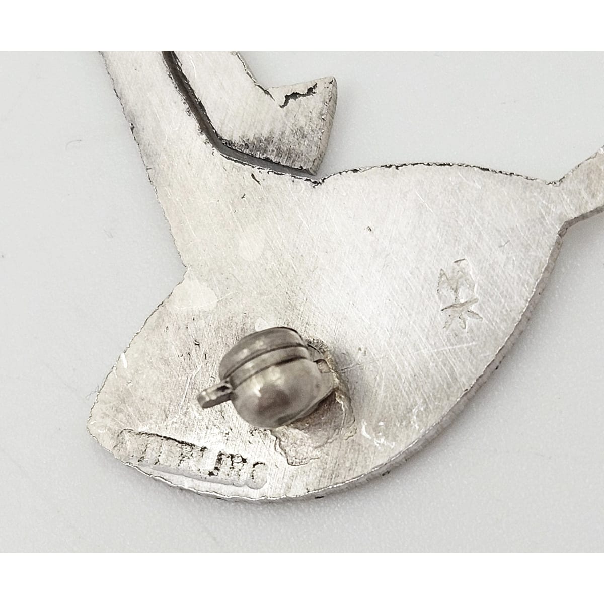 E Mik Jewelry US Artisan E Mik Sterling Silver Abstract Modernist Brooch Pin