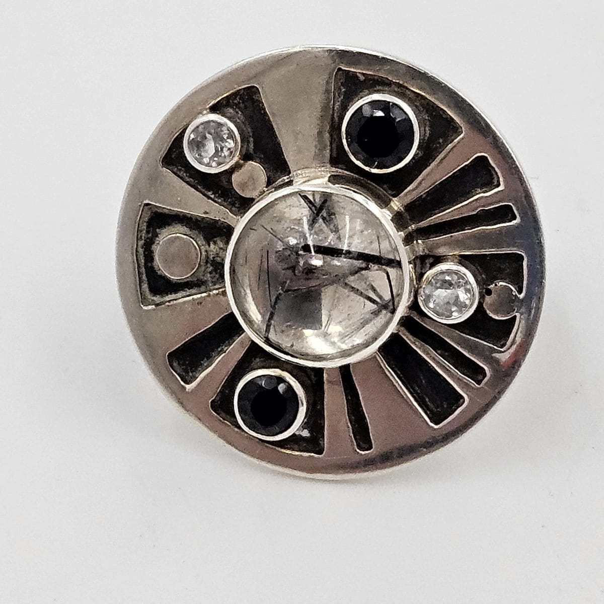 Echo of the Dreamer Jewelry Superb Echo of the Dreamer Sterling Large Cocktail Ring 1990&