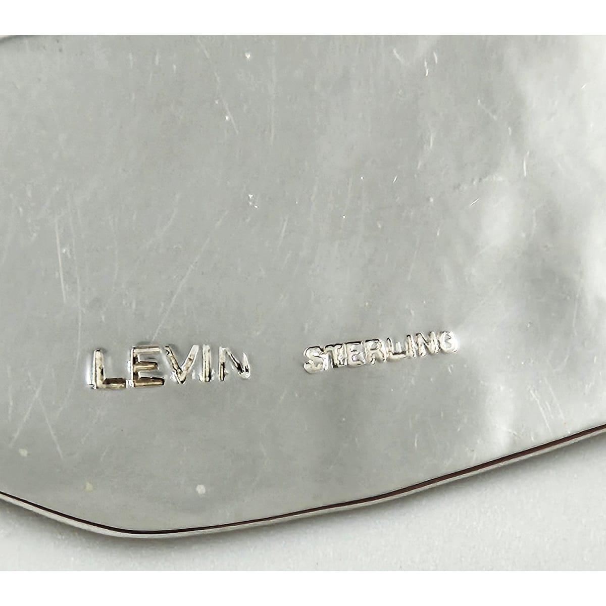 Ed Levin Jewelry Estate Find Rare Ed Levin Modernist Naturalism Sterling Fish Brooch C. 1960s