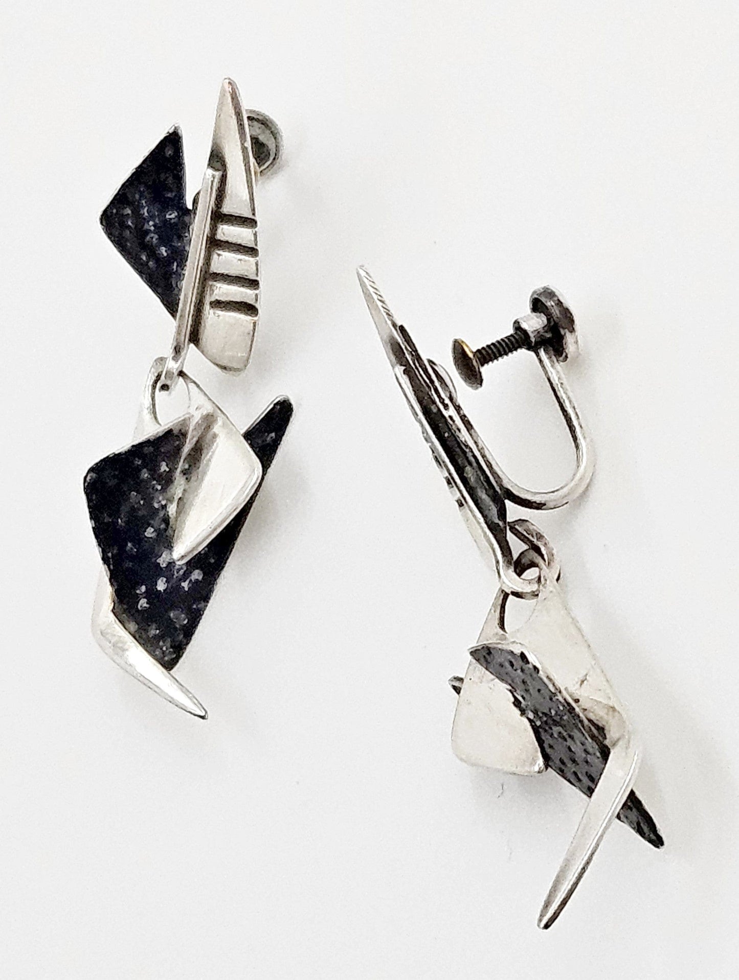 Ed Wiener Jewelry Iconic Ed Wiener Sterling Earrings 1950s