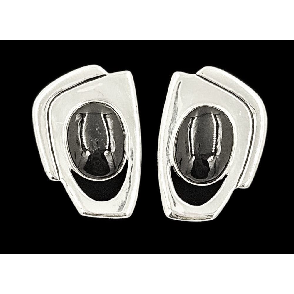Erika Hult de Corral "Ric" Jewelry Artisan Erika Hult de Corral "Ric" Taxco Sterling Modernist Earrings