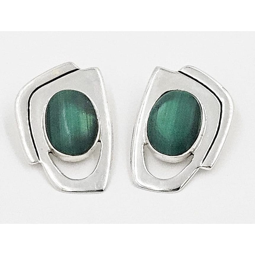 Erika Hult de Corral "Ric" Jewelry Artisan Erika Hult de Corral "Ric" Taxco Sterling Modernist Earrings