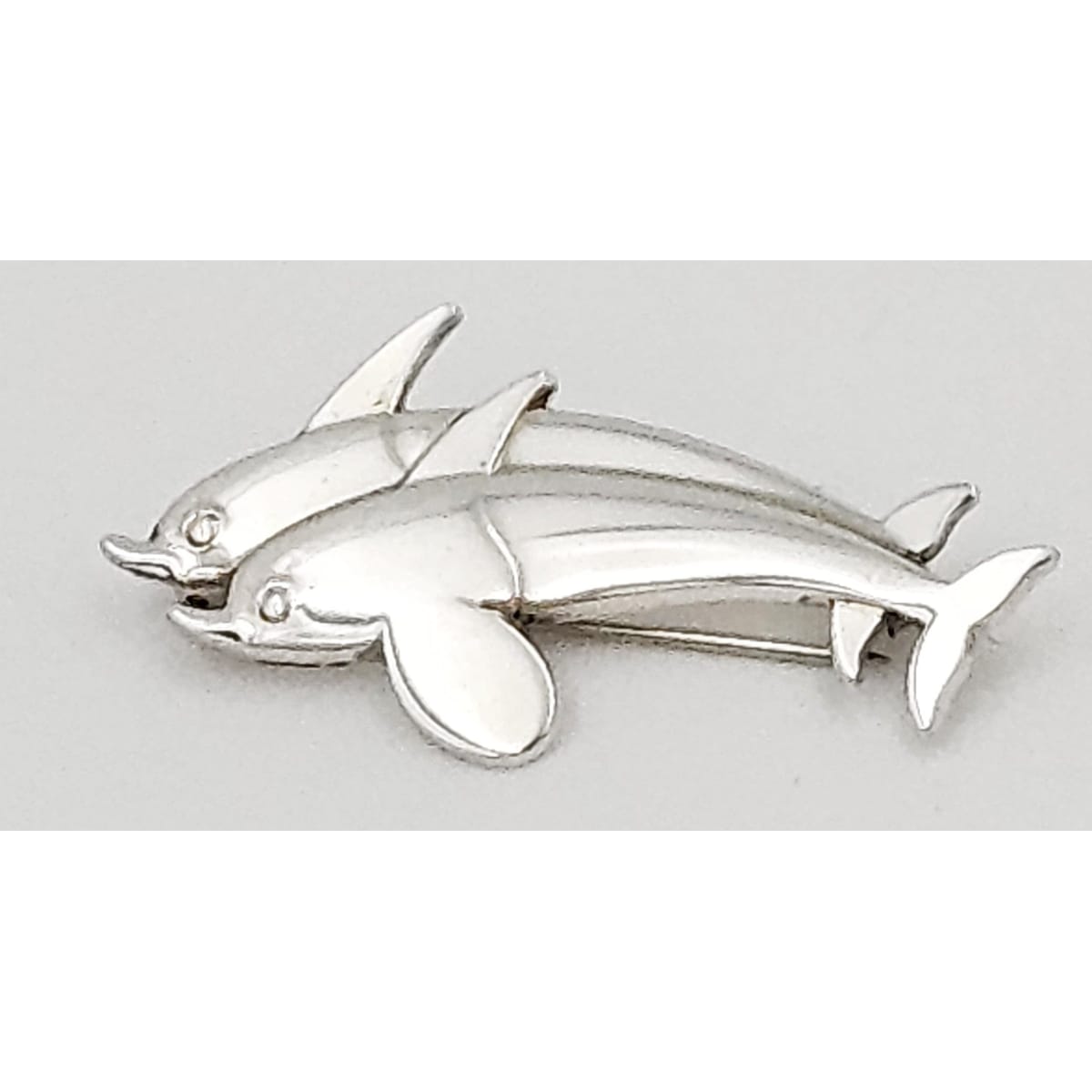 Georg Jensen Jewelry Superb Danish Georg Jensen Sterling Double Dolphins Brooch