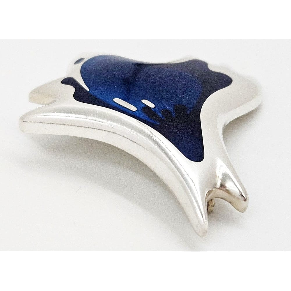 Georg Jensen Jewelry Superb Georg Jensen Sterling Enamel Koppel Biomorphic