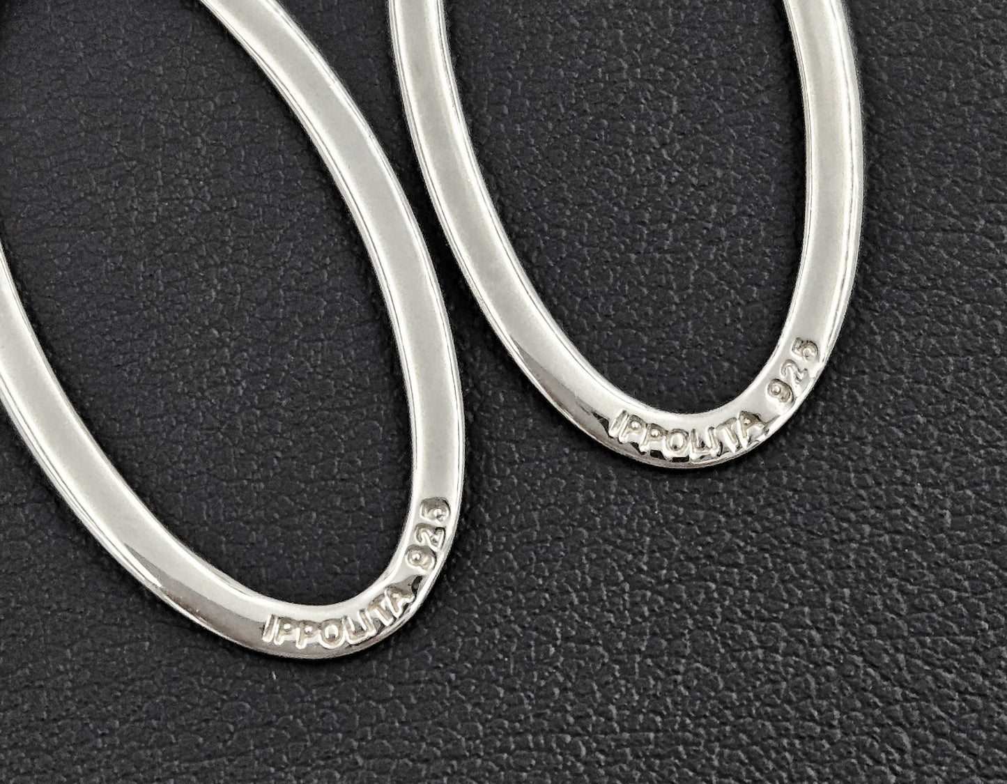 Ippolita Jewelry Designer Ippolita Italy Sterling Modernist Earrings