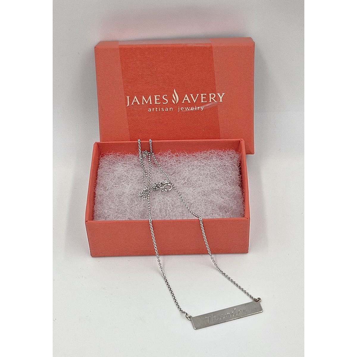 James Avery Jewelry Retired James Avery Sterling 14K Gold Bar Pendant Necklace