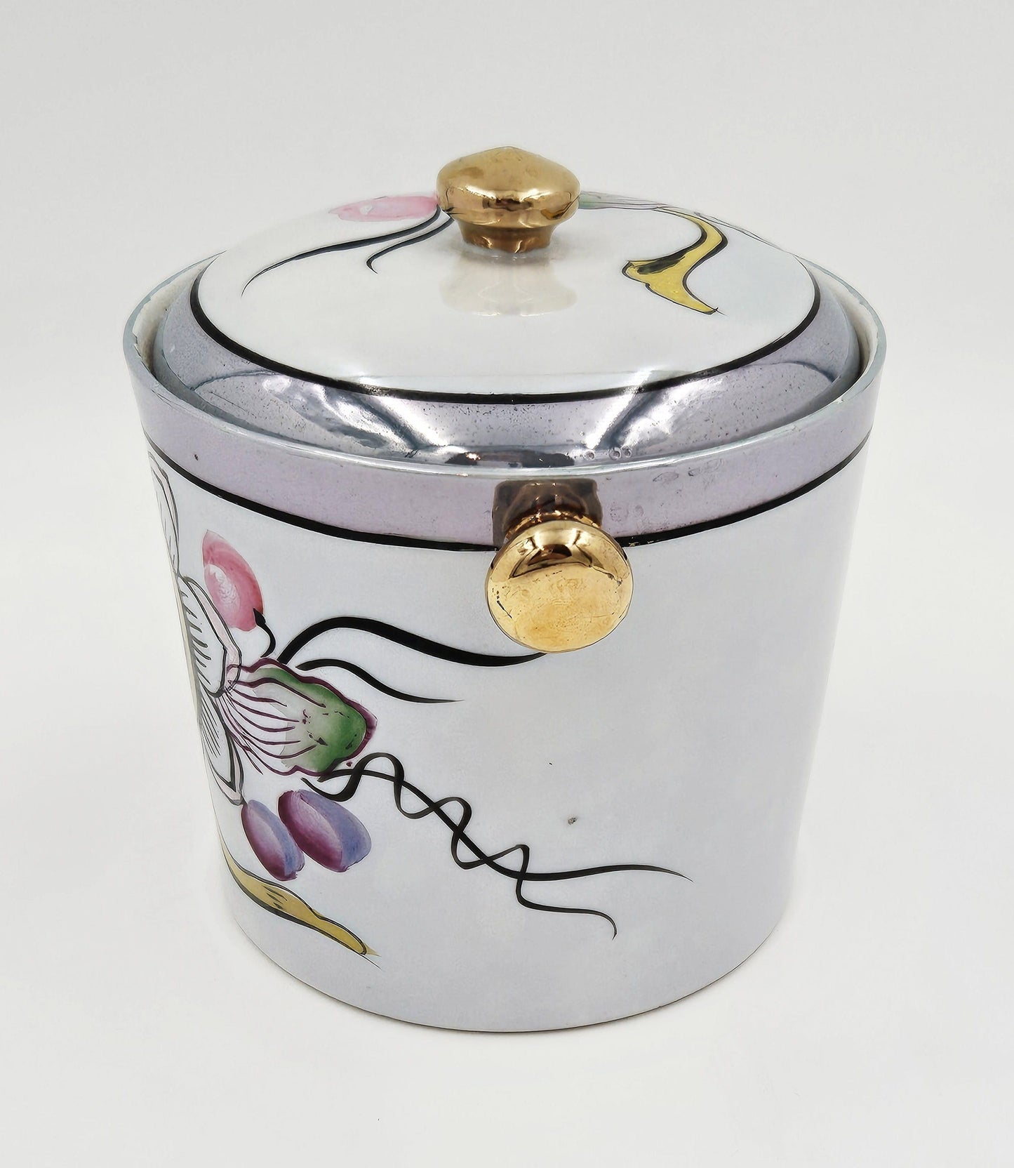 Japan Barware Vintage Japanese Porcelain Ice Bucket