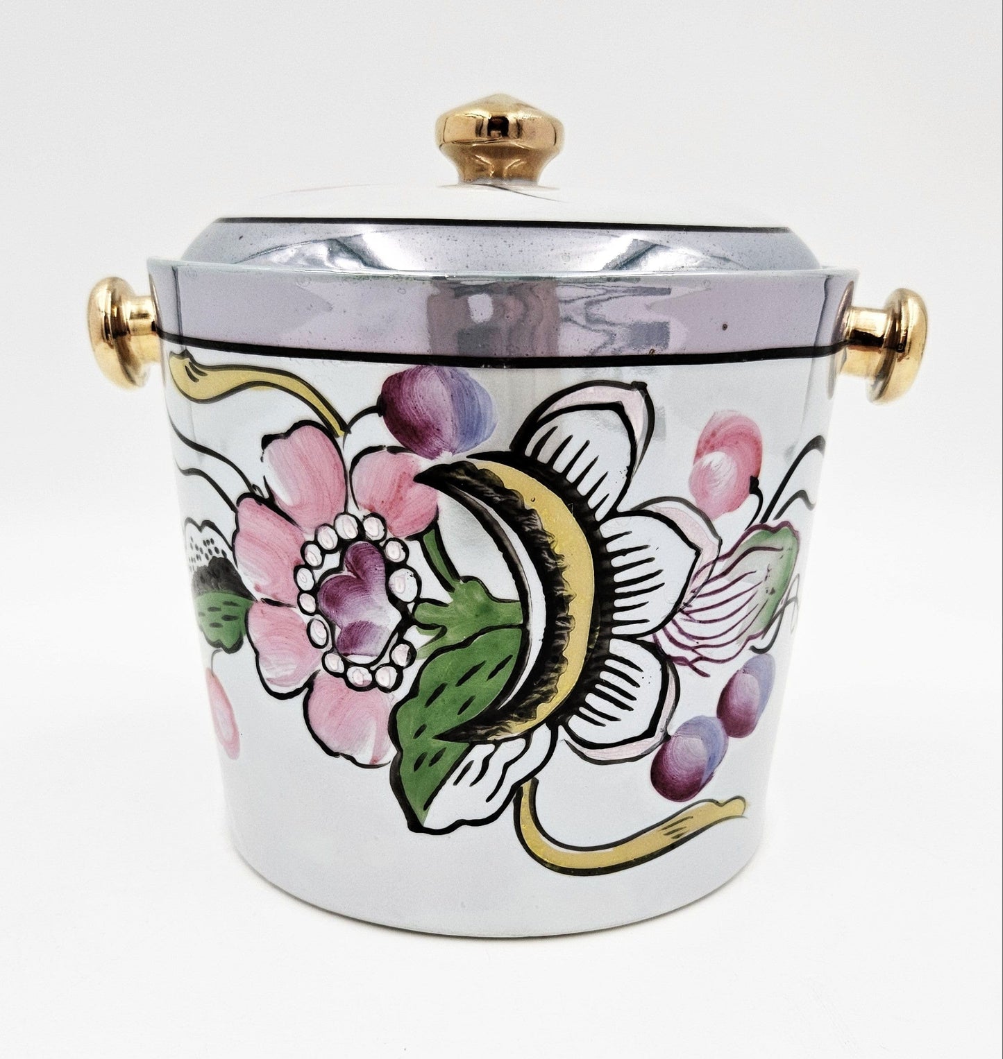 Japan Barware Vintage Japanese Porcelain Ice Bucket
