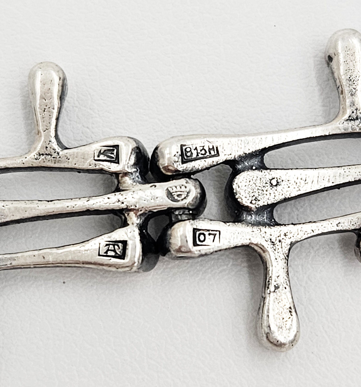 Kultateollisuus Ky Jewelry Finland Kultateollisuus Ky Jorma Laine Mod Brutalist Sterling Panel Bracelet 1967