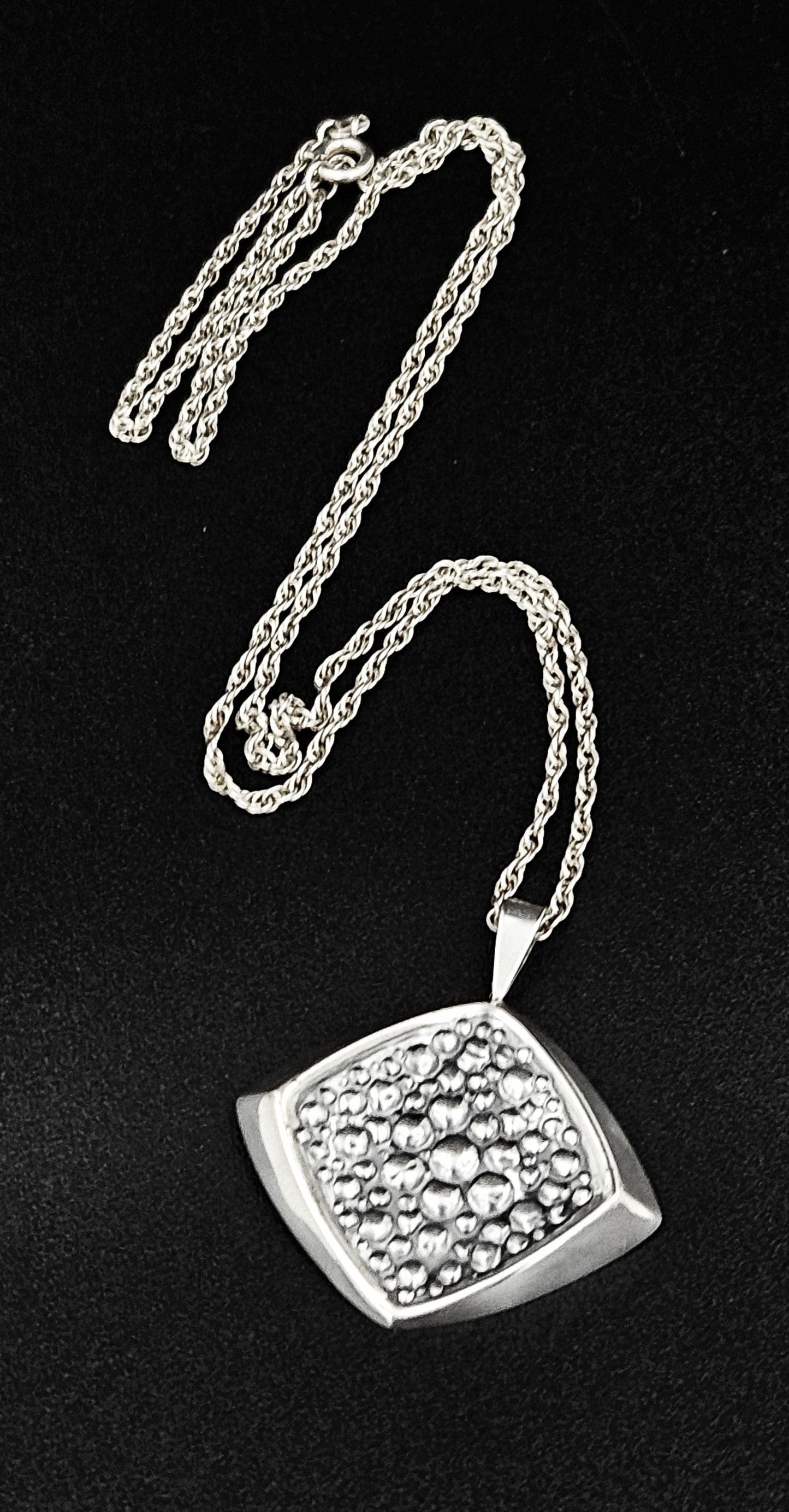 Kupittaan Kulta Jewelry Finland Elis Kauppi Kupittaan Kulta Modernist Bubbles Sterling Necklace