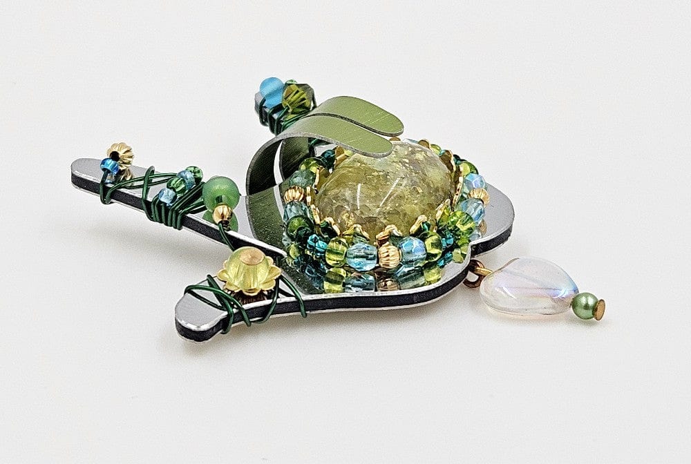 LizTech Jewelry Rare LizTech Retired Sign Language "I Love You" XL Brooch Pin Circa 2004