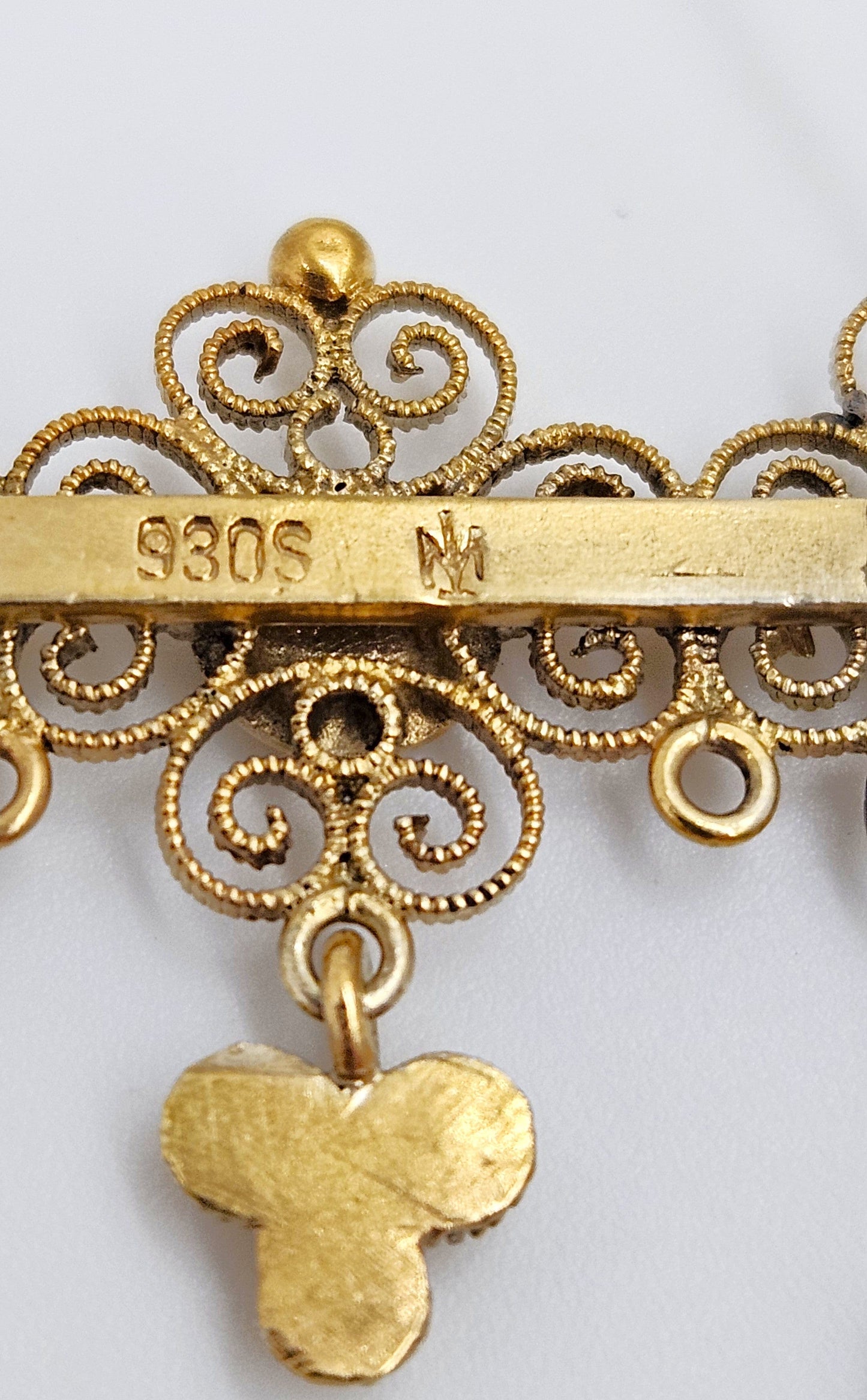 Marius Hammer Jewelry RARE 930SS Enamel Marius Hammer Norway Brooch Over 100 y/o!