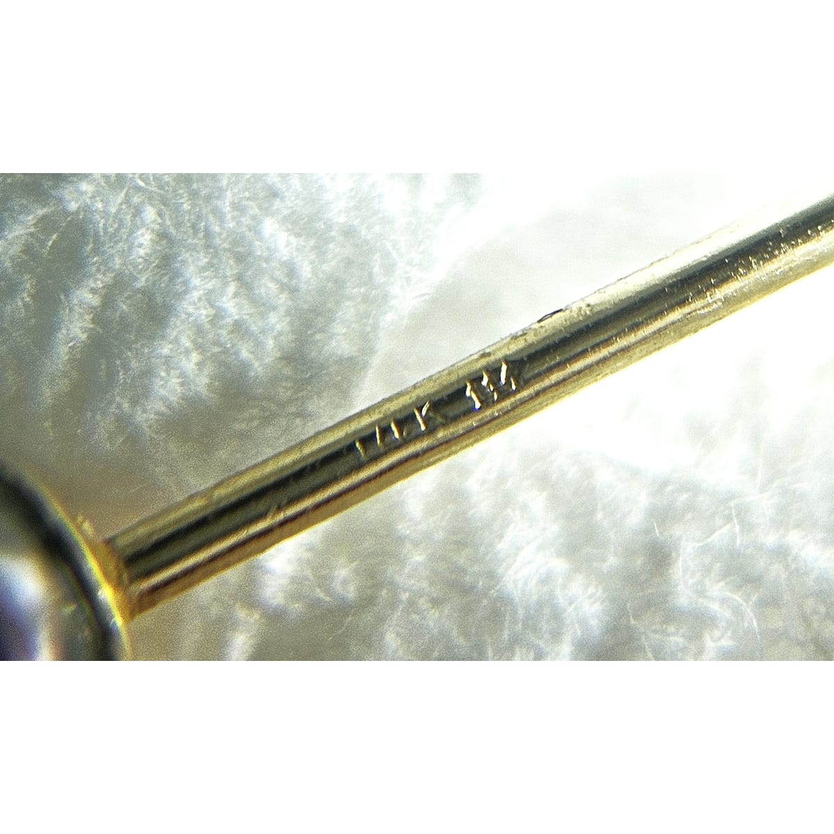 Mikimoto Jewelry Vintage Mikimoto 14k Gold Black South Sea Iridescent 5mm Pearl Stud Earrings