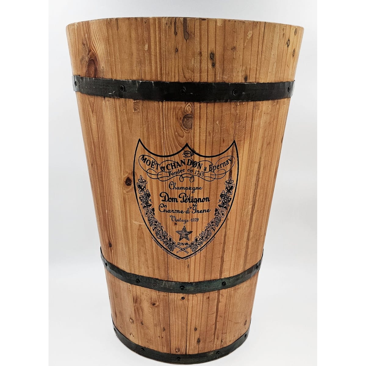 Moet Chandon Dom Perignon Barware Rare Moet Chandon Dom Perignon France Double Magnum Champagne Cooler 1970s