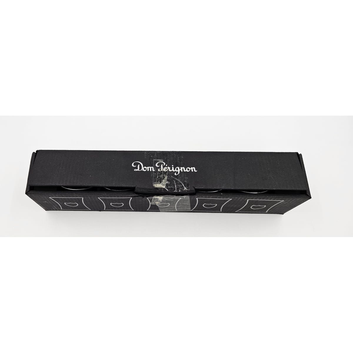 Moet Chandon Dom Perignon Barware RARE Set Pewter M Szekely Moet Chandon Dom Perignon Menu Holders NOS