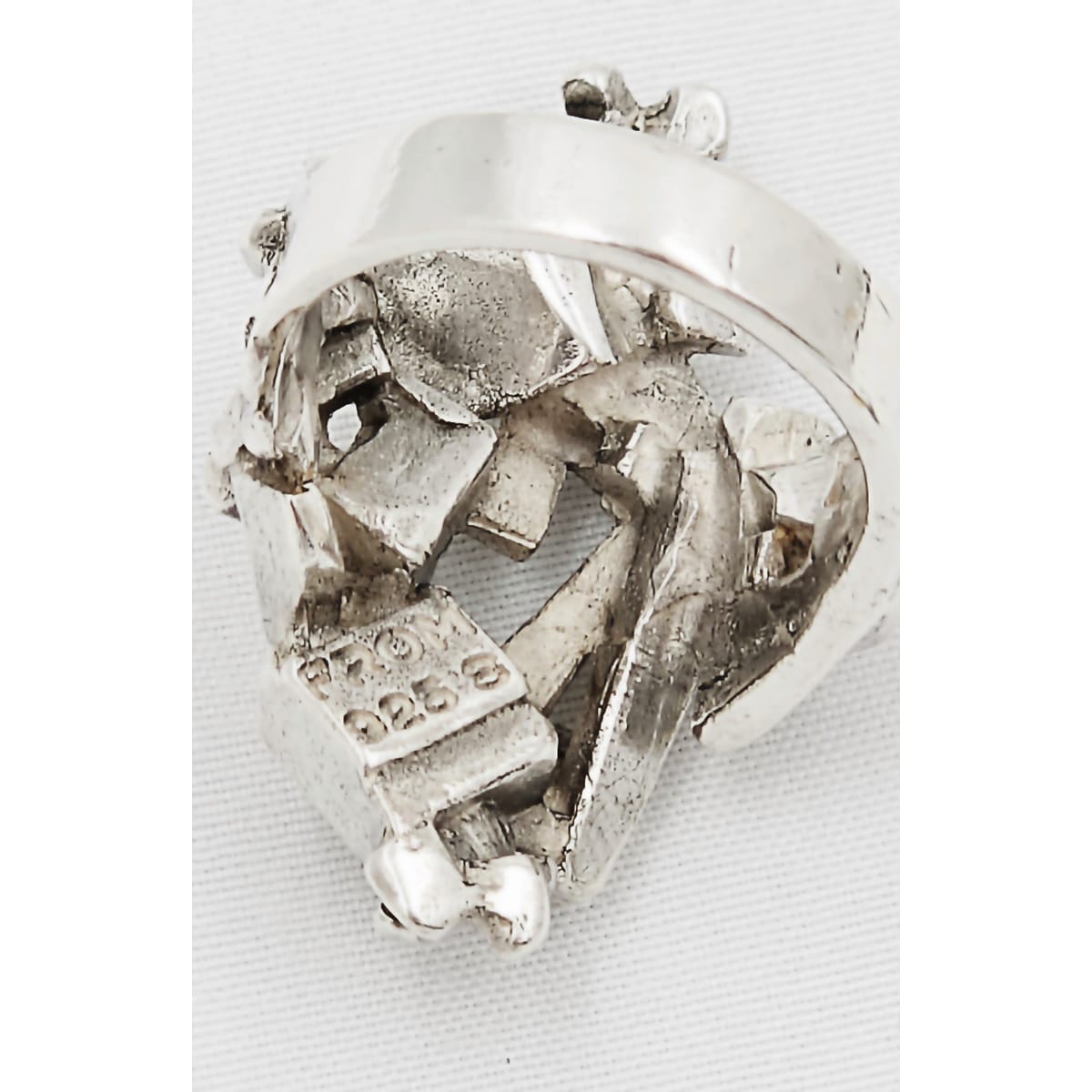 Niels Erik From Jewelry Danish Designer Niels Erik From Sterling Abstract Modernist Ring Circa 1950s