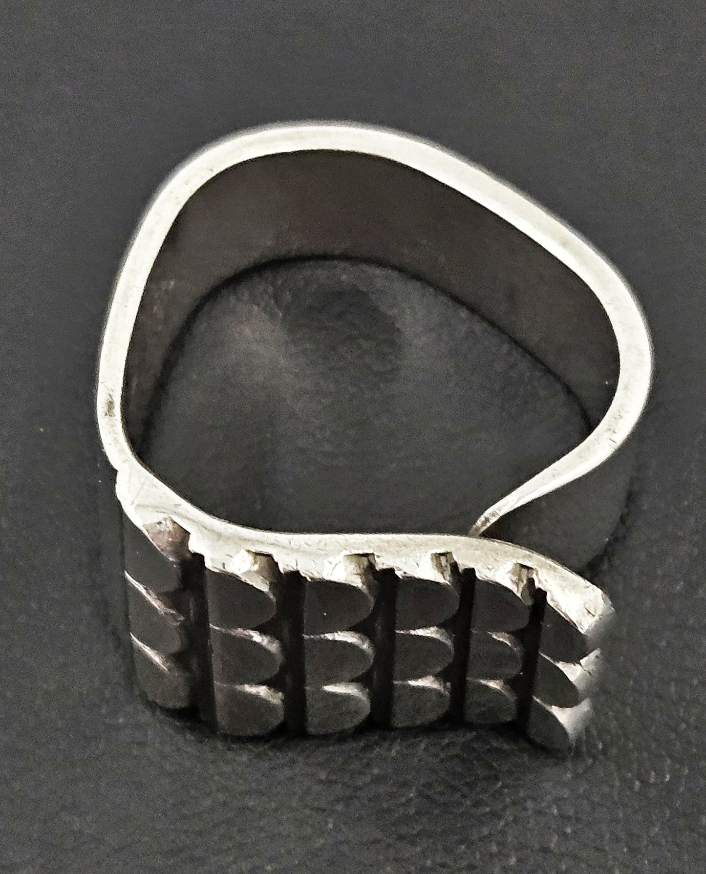 Norway Plus Designs Jewelry Designer Norway + Designs AGE Sterling Modernist Ring 1960s