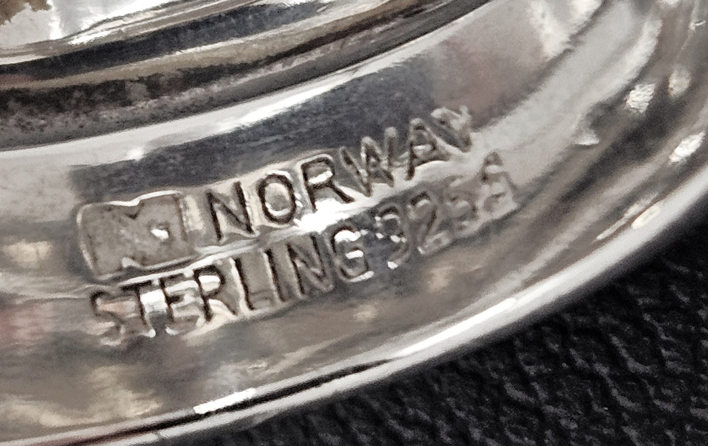 Norway Plus Designs Jewelry RARE Norway + Designs AGE Sterling Modernist Triple Wrap Unisex Ring C. 1960s
