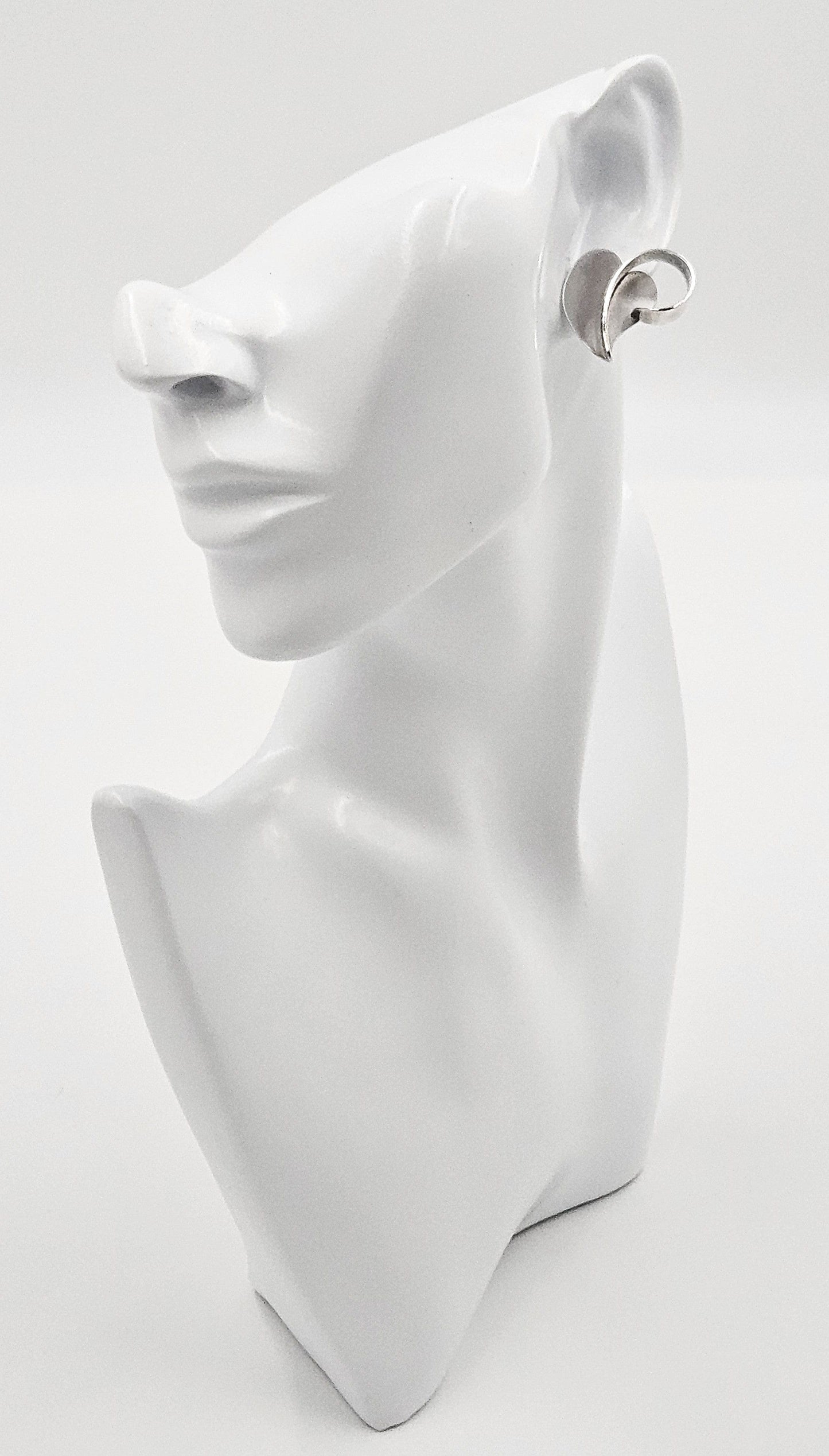 Paul Lobel Jewelry Rare NY Designer Paul Lobel Sterling Modernist Earrings & Brooch Set 1950s