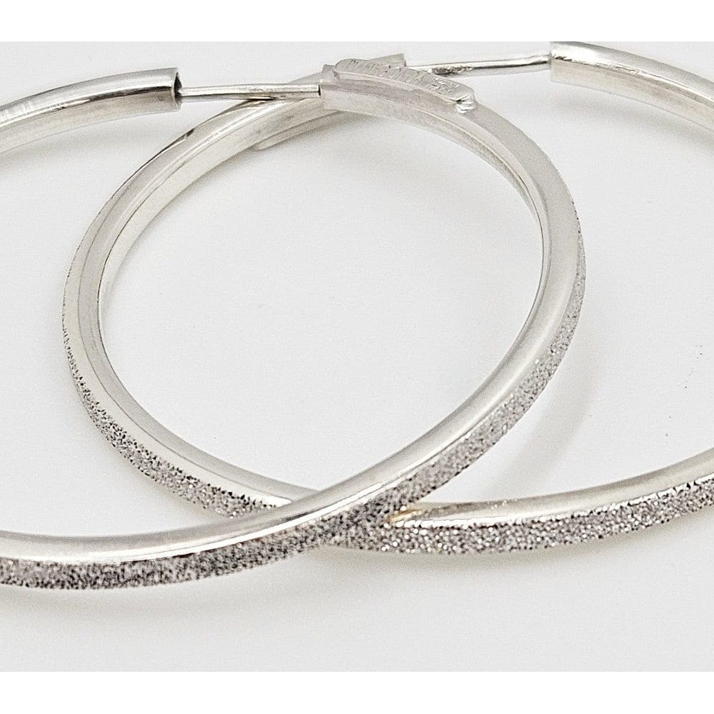 Pianegonda Jewelry NWOT Pianegonda Italy Annulus Collection Sterling Silver Hoop Earrings