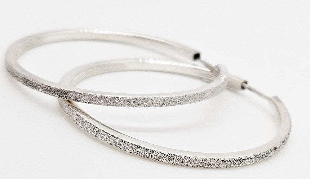 Pianegonda Jewelry NWOT Pianegonda Italy Annulus Collection Sterling Silver Hoop Earrings