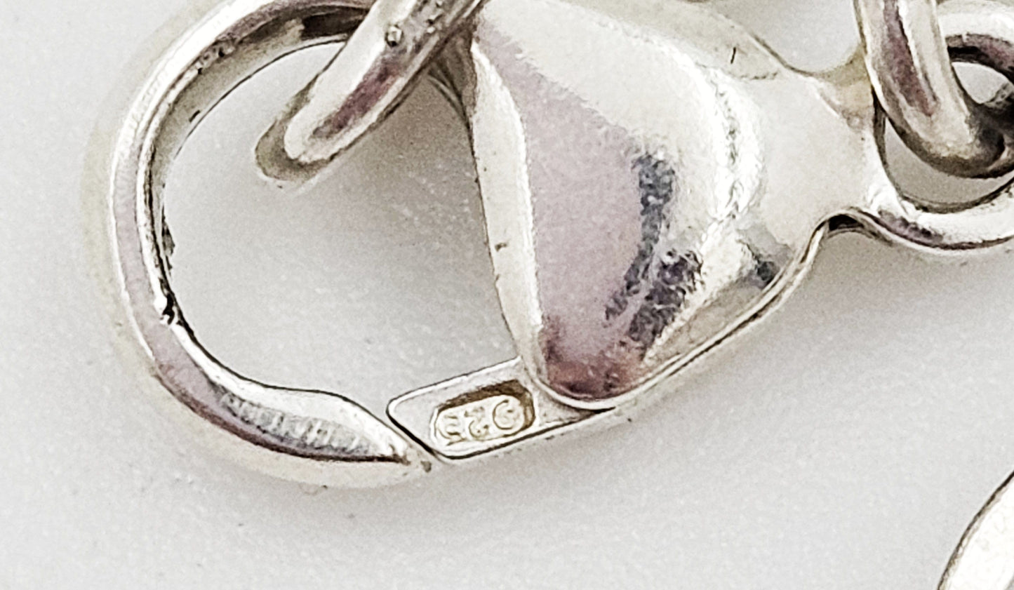 Pierre Cardin Jewelry Designer Pierre Cardin 4 Feet Long Sterling Silver Necklace Circa 1960's