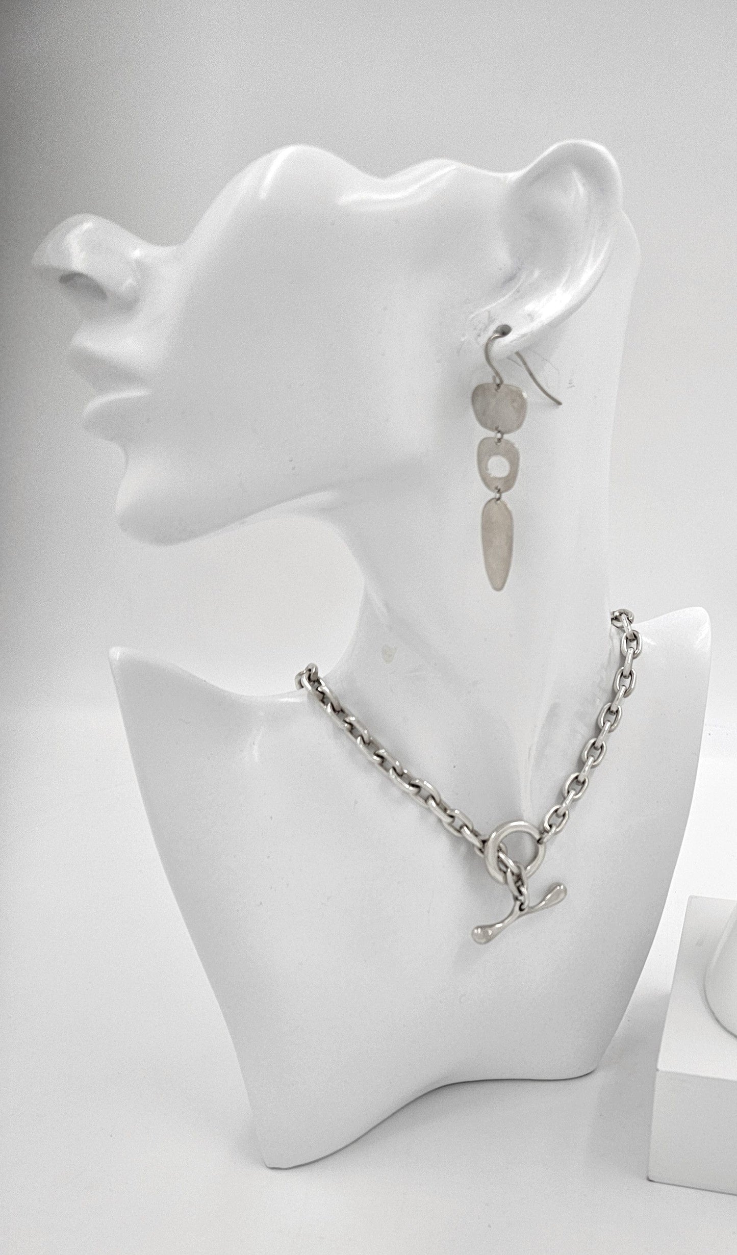 Robert Lee Morris Jewelry Robert Lee Morris Sterling Abstract Hearts Necklace Bracelet Earrings Set