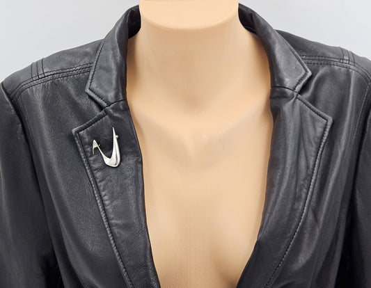 Ronald Hayes Pearson Jewelry US Designer Ronald Hayes Pearson Modernist Bird Sterling Brooch 1960s