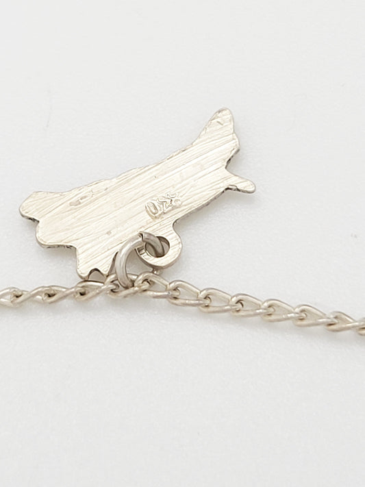 Sterling Scandinavian Lucky Charms Bracelet Jewelry Scandinavian Sterling & Enamel Lucky Charms Bracelet Circa 1940/1950s