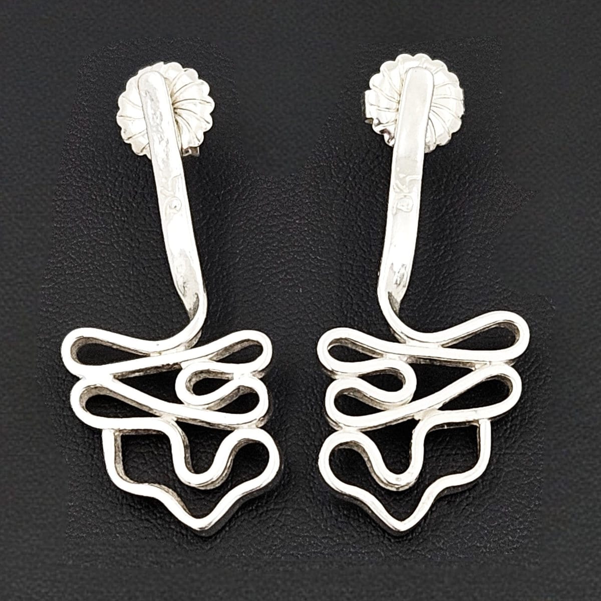 TMCMH Jewelry Designer Signed Sterling Earrings