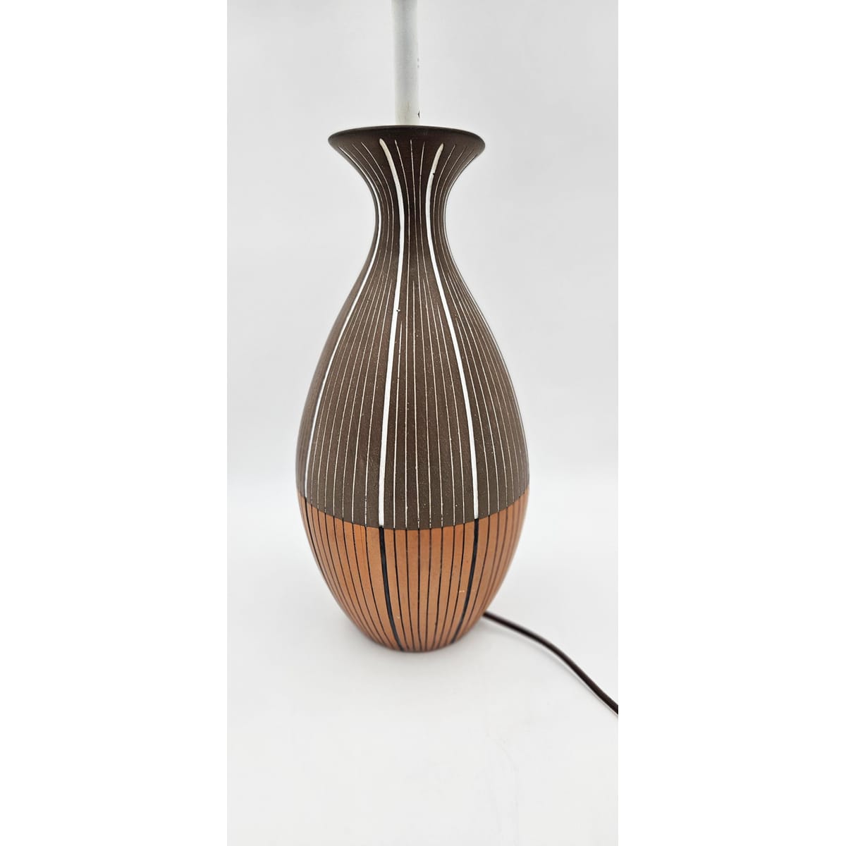 Ugo Zaccagnini Italy for Raymor Bitossi Lighting MCM Ugo Zaccagnini Italy Raymor Bitossi Ceramic Table Lamp