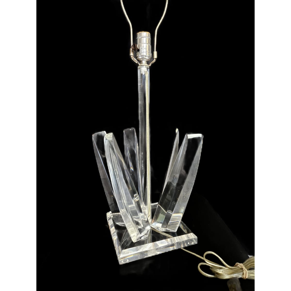 Van Teal Lamp Superb Van Teal Lucite Abstract Modernist Table Lamp Circa 1970/80&