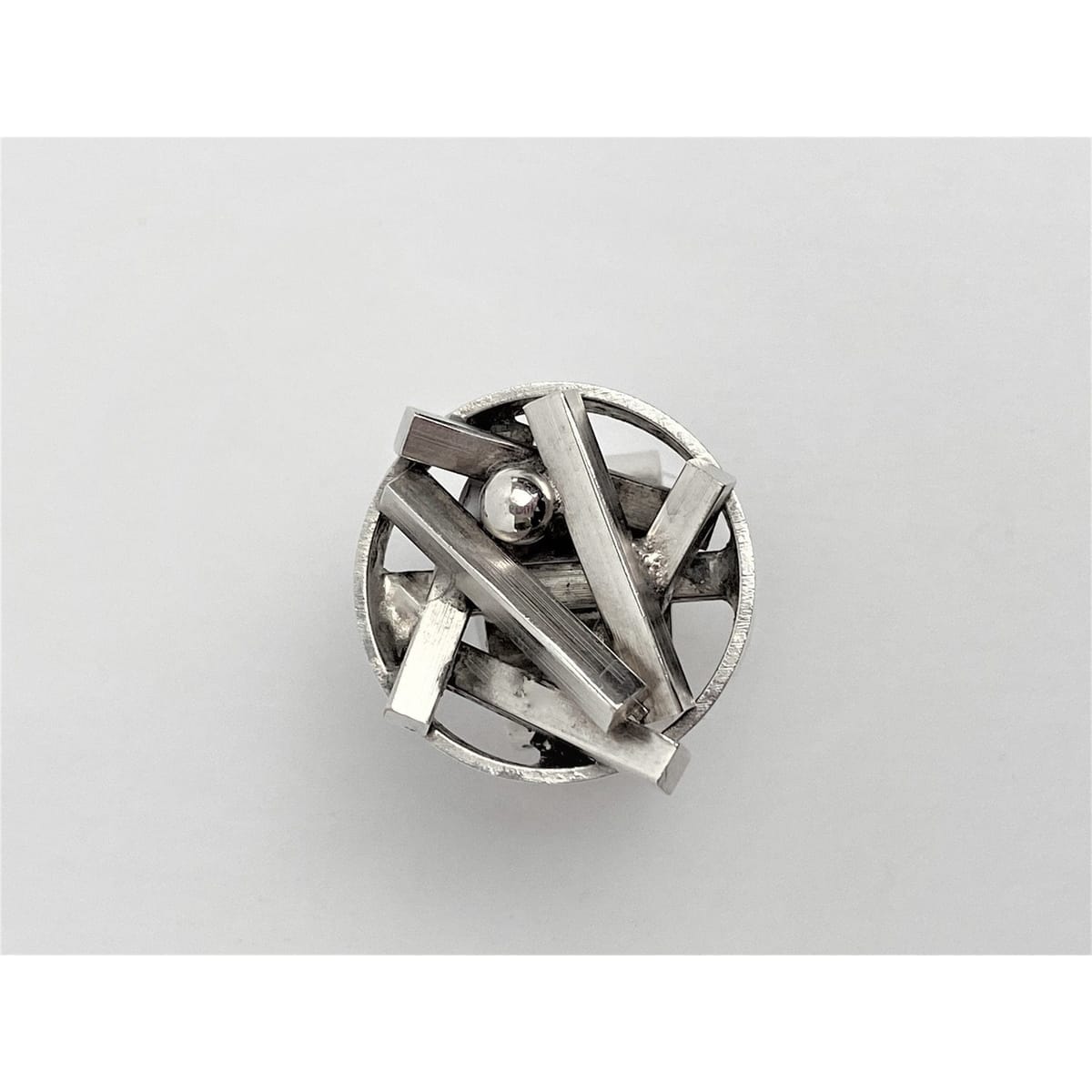 AD Design Denmark Jewelry Andersson/Dennung AD Design Denmark 925S Modernist Abstract Round &