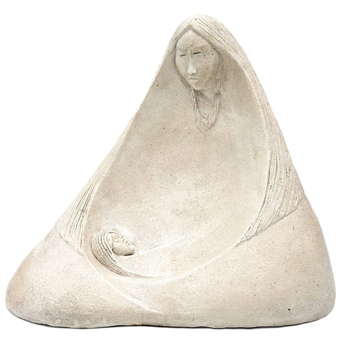 Austin Productions Sculpture Vintage Austin Productions Acoma Series The Gatherer Ceramic Sculpture Circa 1989