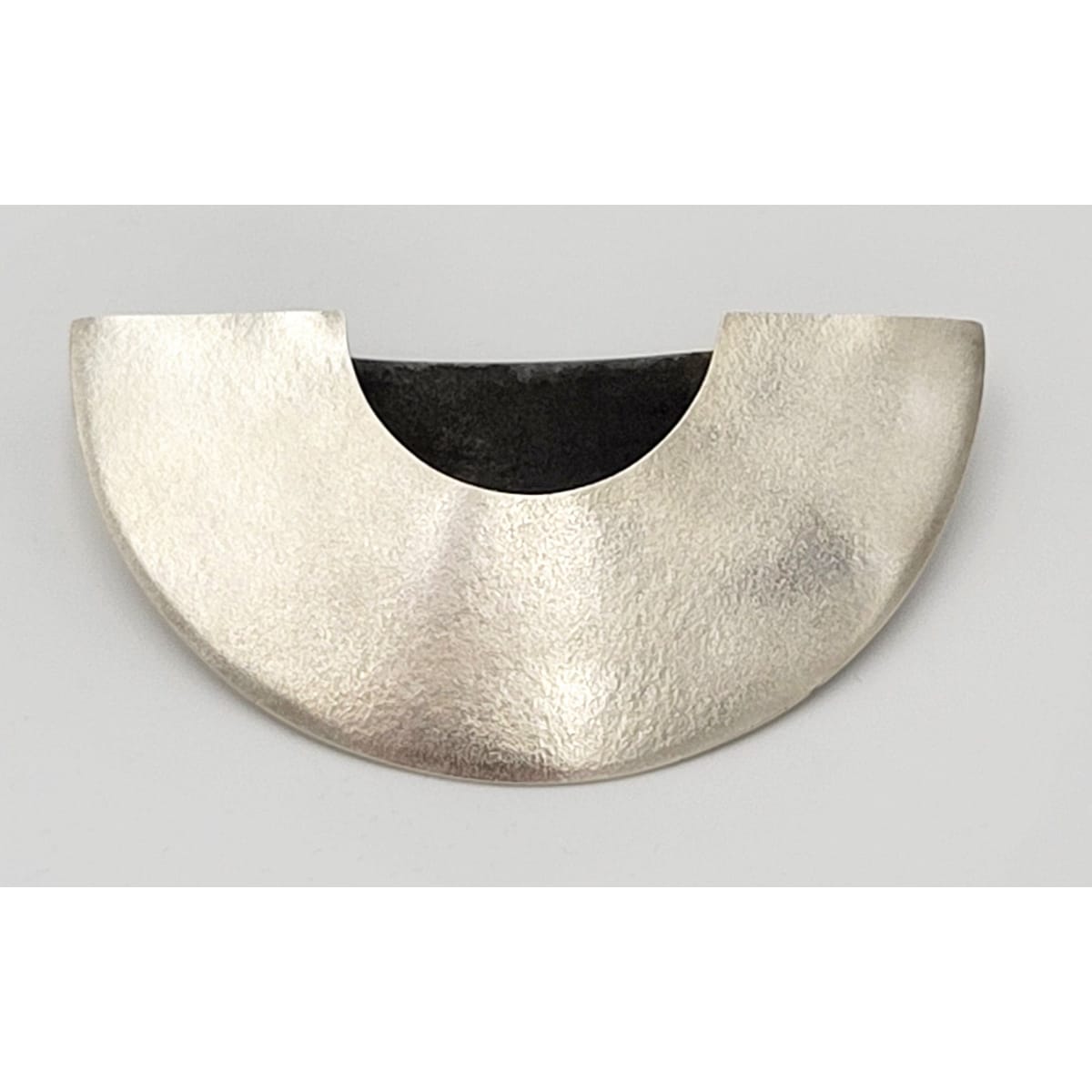 Bender Sterling Jewelry BIG Vintage Modernist Sculptural Sterling Brooch Designer Shellie Bender 1980&